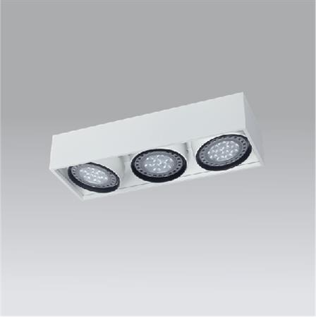 Box plafón de techo 3 luces